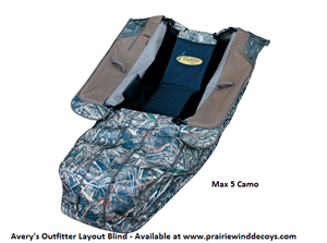Picture of **FREE SHIPPING** OUTFITTER Layout Blind (AV01551) Max 5 Camo by Avery Outdoors Greenhead Gear Gear
