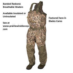 Picture of **SALE+FREE SHIPPING** Red Zone Breathable UNinsulated Waders by Banded Gear 