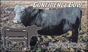 Picture of **SALE*** Confidence Cow Silhouette  Blind / Decoy by Real Geese Decoys